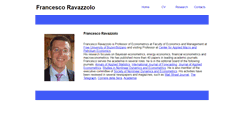 Desktop Screenshot of francescoravazzolo.com